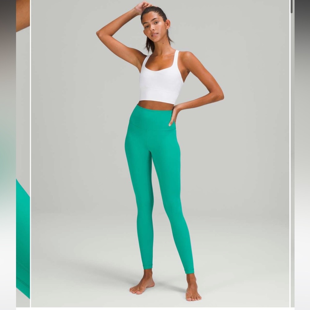 lululemon athletica align Leggings- Maldives green size 2